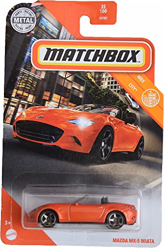 Matchbox Mazda MX-5 Miata, [Orange] City 35/100 von Matchbox