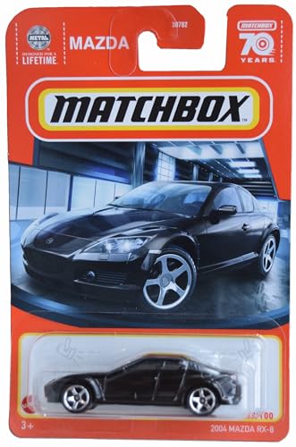 Matchbox Mazda RX-8, Schwarz, Auto, Maßstab 1:64, Tragbar, Kurbel, 2004, 3+ Jahre, Unisex, Kinder Matchbox Mazda RX-8, Schwarz, Auto, Maßstab 1:64, Tragbar, Kurbel, 2004, 3+ Jahre, Unisex, Kinder von Matchbox