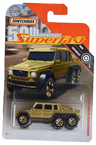 Matchbox Mercedes Genz G63 AMG 6x6, Superfast 5/6 [Gold] von Matchbox
