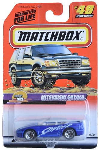 Matchbox Mitsubishi Spyder, Serie 10 [Blau] #49 von Matchbox