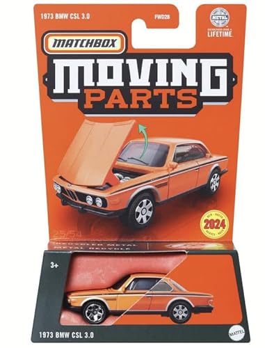 Matchbox Moving Parts 1973 BMW CSL 3.0 (Orange) von Matchbox
