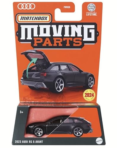 Matchbox Moving Parts 2023 Audi RS 6 Avant (Grau) von Matchbox