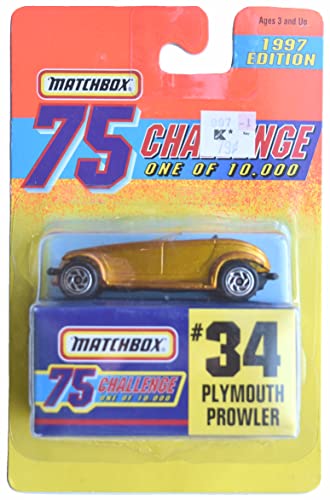 Matchbox Plymouth Prowler, 75 Challenge 1997 Edition #34 von Matchbox