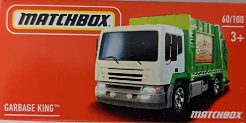 Matchbox Power Grabs Weiß Müllwagen 4/100 HO Scale Kind Lkw-Spielzeug Kinder von Matchbox