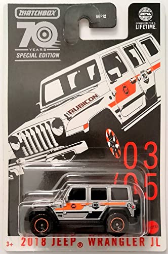 Matchbox Silber 2018 Jeep Wrangler JL 70 Jahre Special Edition 03/05 2023 Matchbox Silber 2018 Jeep Wrangler JL 70 Jahre Special Edition 03/05 2023 von Matchbox