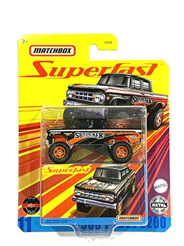 Matchbox Superfast 1968 Dodge D200 (schwarz) von Matchbox