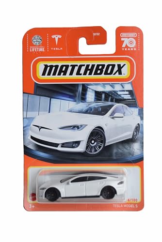 Matchbox Tesla Model S, Weiß 86/100 von Matchbox