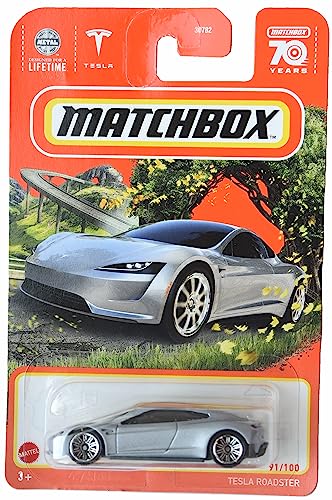 Matchbox Tesla Roadster, Silber 91/100 Matchbox Tesla Roadster, Silber 91/100 von Matchbox