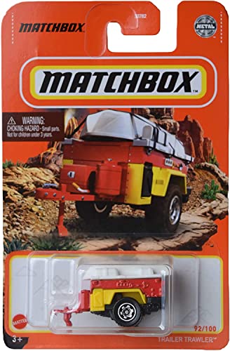 Matchbox Trailer Trawler, rot red 92/100 von Matchbox