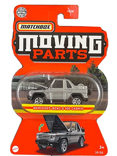 Matchbox Umzugsteile Benz G 500 Cabrio (Silber) 39/50 von Matchbox