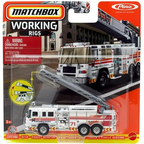 Matchbox Working Rigs Pierce Quantum Aerial Ladder Truck, 2/16 Matchbox Working Rigs Pierce Quantum Aerial Ladder Truck, 2/16 von Matchbox