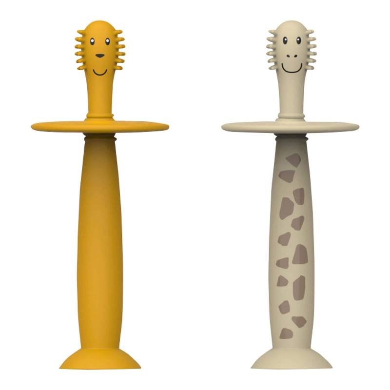 Matchstick Monkey 2er-Pack Trainingszahnbürste mit Saugnapf Matchstick Monkey 2er-Pack Trainingszahnbürste mit Saugnapf von Matchstick Monkey