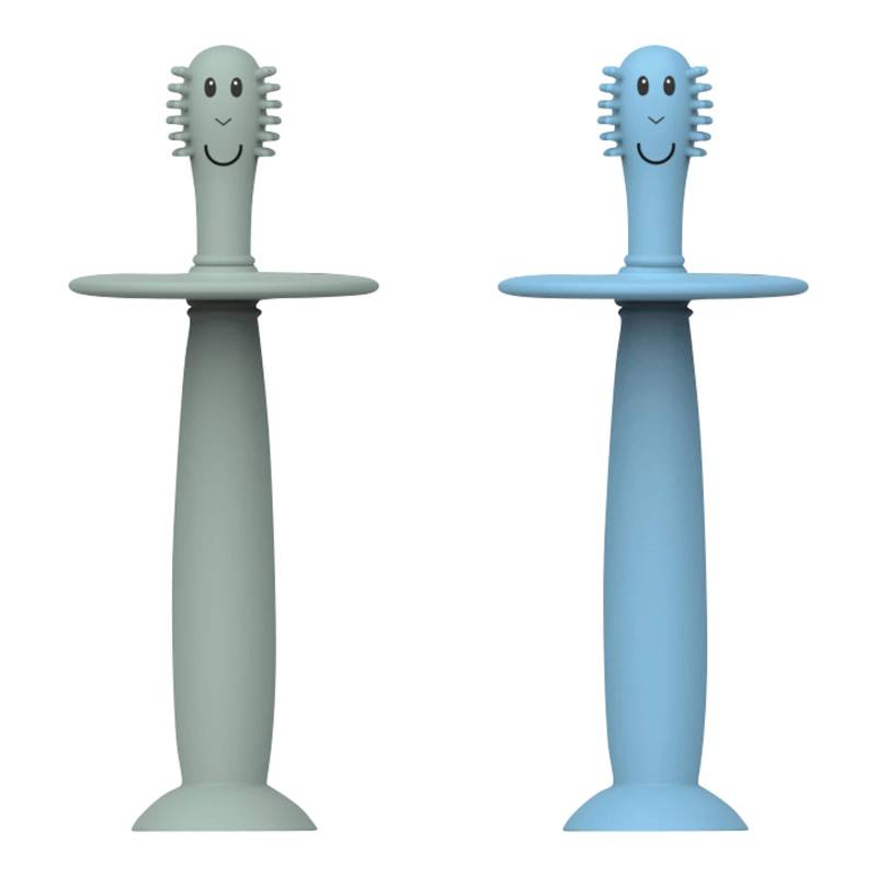 Matchstick Monkey 2er-Pack Trainingszahnbürste mit Saugnapf Matchstick Monkey 2er-Pack Trainingszahnbürste mit Saugnapf von Matchstick Monkey