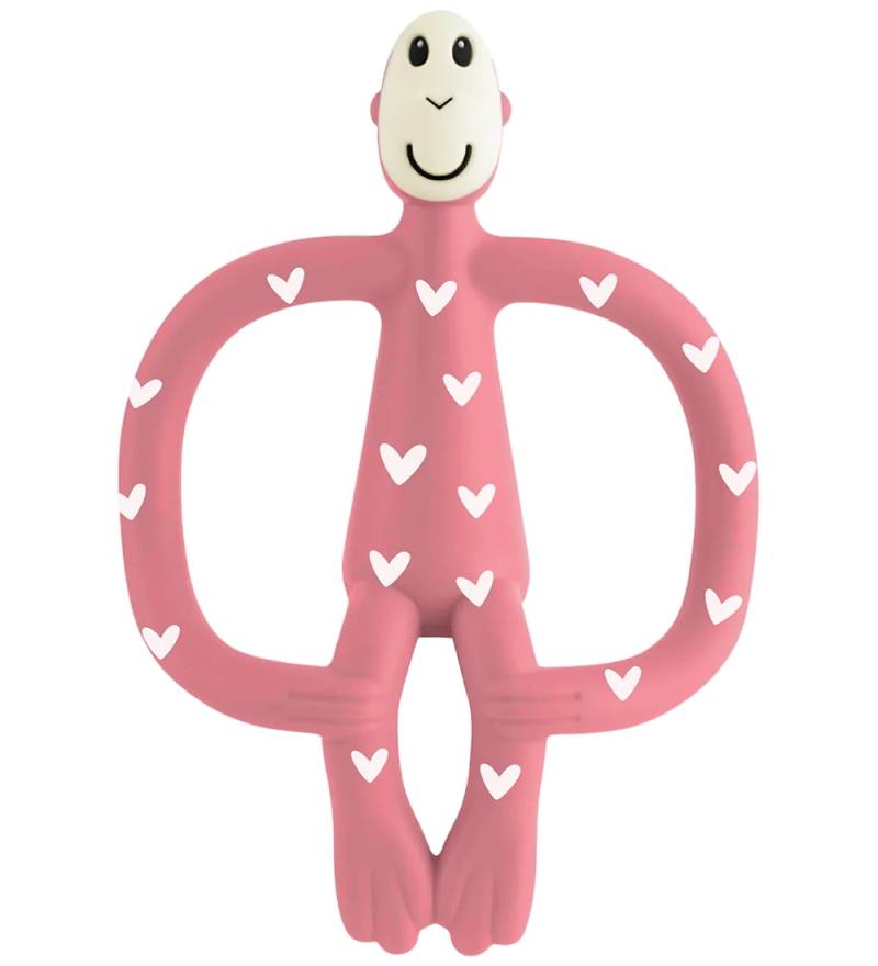 Matchstick Monkey Beißring - Silikon - Love Hearts - Matchstick Monkey - One Size - Beißringe von Matchstick Monkey