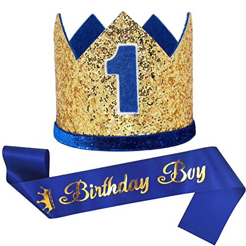 Maticr Unisex - Kinder glitter baby-erster geburtstag crown nummer 1 stirnband kleiner prinz prinzessin kuchen smash foto-stütze einheitsgröße Maticr Unisex - Kinder glitter baby-erster geburtstag crown nummer 1 stirnband kleiner prinz prinzessin kuchen smash foto-stütze einheitsgröße von Maticr