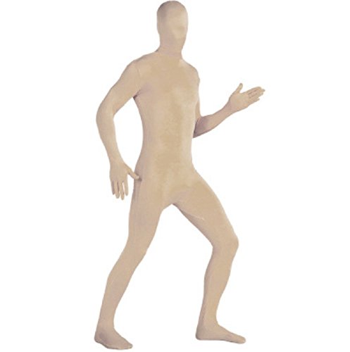 Matissa Herren Damen Ganzkörper Erwachsene Größe Zweite Haut Schatten wie Kopf bis Fuß Kostüm Unisex Spandex Bodysuit (Beige, Mittelgroß) von Matissa