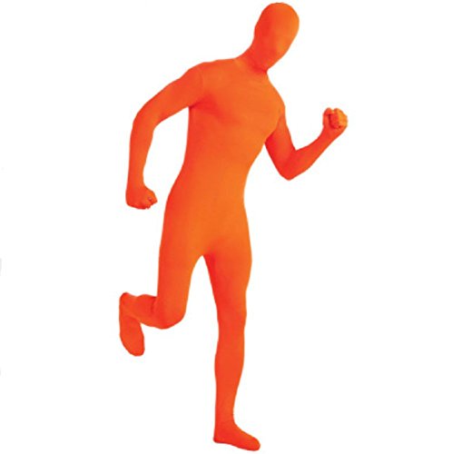 Matissa Herren Damen Ganzkörperkostüm Unisex Spandex Bodysuit (Orange, XX Large) von Matissa
