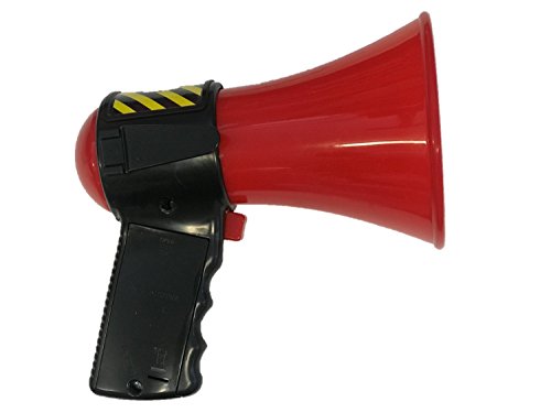 Matissa Kinder Feuerwehrmann Rollenspiel Kostüm und Zubehör Feuerwehr Feuerwehrchef (Zubehör, Megaphon) von Matissa