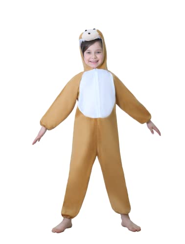 Matissa Kinder Tierkostüme Jungen Mädchen Unisex Kostüm Outfit Cosplay Kinder Strampelanzug (AFFE, L (Für Kinder 105-120 cm groß)) von Matissa