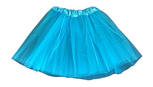 Matissa Mädchen-Ballettröckchen-Rock verkleiden Sich Abendkleid-Partei-Henne-Partei (M (9-16 Jahre), Hellblau) von Matissa