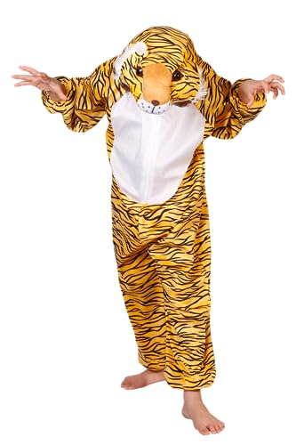 Matissa Tierkostüme für Kinder, Jungen, Mädchen, Pyjama, Kostüm, Cosplay, Kinder (Tiger, XL (für Kinder 120–140 cm groß)) von Matissa