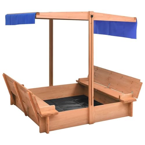 Sandkasten mit Dach Tannenholz 112x112x112 cm Sandkasten mit Dach Tannenholz 112x112x112 cm von Matomn