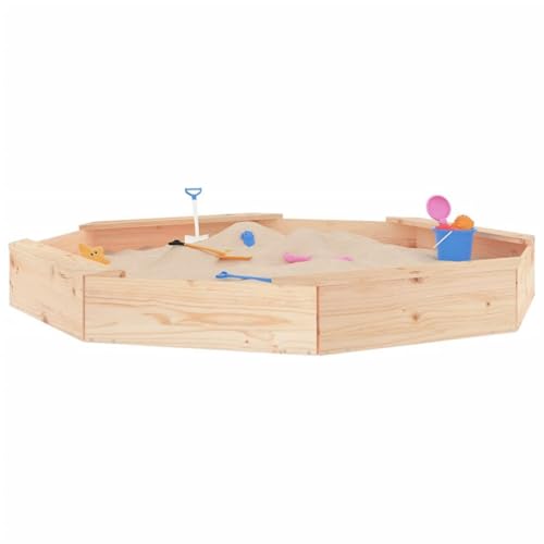 Sandkasten mit Verstellbarem Dach Tannenholz Mehrfarbig UV50 115x115x115cm Sandkasten mit Verstellbarem Dach Tannenholz Mehrfarbig UV50 115x115x115cm von Matomn