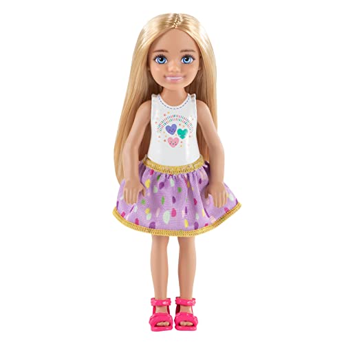 Mattel Barbie FDB33 Chelsea Puppe und Eiswagen Spielset von Barbie