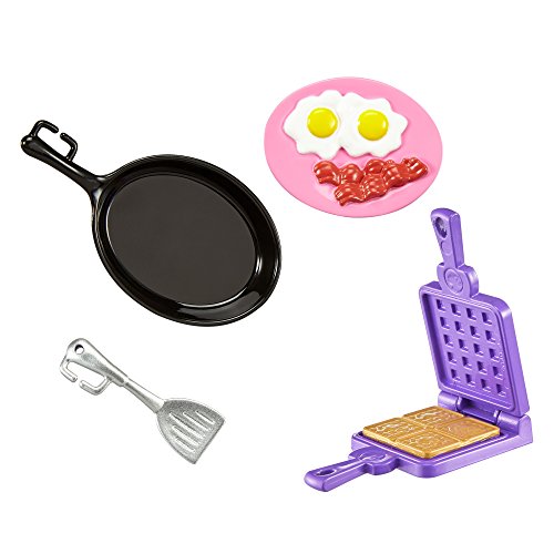 Mattel Barbie FHP70 "Cooking und Baking" Küchen-Zubehör Frühstück von Barbie