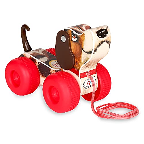 Fisher Price Classics 1650 Little Snoopy Hundespielzeug zum Nachziehen mit interaktiven Funktionen, Spielzeughund für Kinder, Fisher Price Spielzeuge, Tierspielzeug Geschenk für Kinder ab 1 Jahr. von Basic Fun