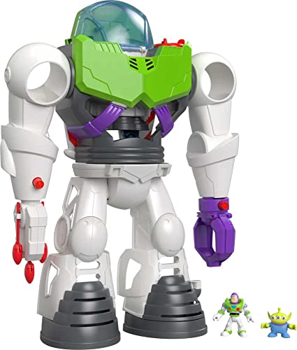 Fisher-Price Imaginext GLK18 - Disney Pixar Toy Story 4 Buzz Lightyear 3 in 1 Roboter, Spielzeug ab 3 Jahre, Abweichungen in Verpackung vorbehalten von Fisher-Price