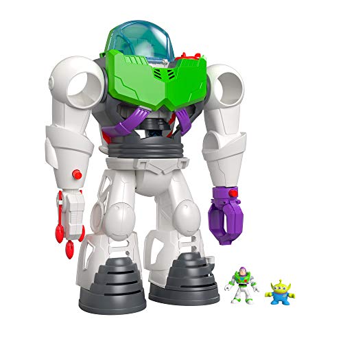 Fisher-Price Imaginext GLK18 - Disney Pixar Toy Story 4 Buzz Lightyear 3 in 1 Roboter, Spielzeug ab 3 Jahre, Abweichungen in Verpackung vorbehalten von Fisher-Price