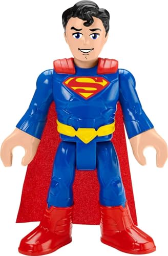 IMAGINEXT DC SUPER FRIENDS Superman XL - 25,4 cm große Figur, bewegliche Gliedmaßen, weicher Stoffumhang, für Kinder von 3 bis 8 Jahren, GPT43 von Thomas und seine Freunde