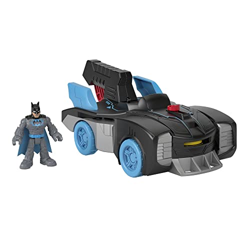 Fisher-Price Imaginext GWT24 - DC Super Friends Bat-Tech Batmobil und Batman, Spielzeug ab 3 bis 8 Jahren von Fisher-Price