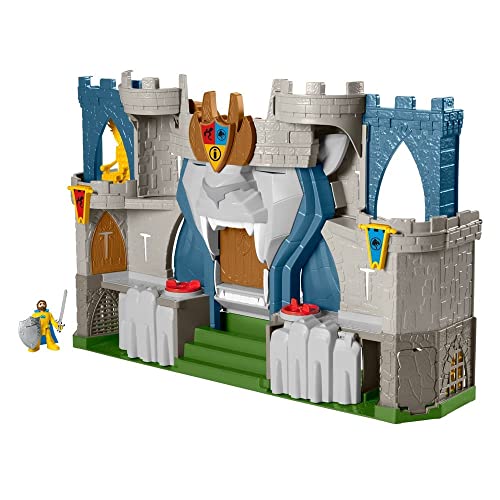 Fisher-Price Imaginext HCG45 - Die Ritterburg des Löwenkönigreichs, mittelalterliches Spielset mit Figuren, Spielzeug von 3 bis 8 Jahren von Imaginext