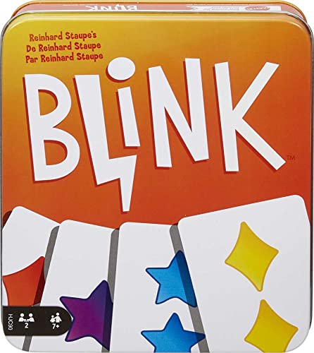 Blink Card Game in Collectable Storage Tin, Gift for Kid, Family & Adult Game Night Ages 7 Years & Older Blink Card Game in Collectable Storage Tin, Gift for Kid, Family & Adult Game Night Ages 7 Years & Older von Mattel Games