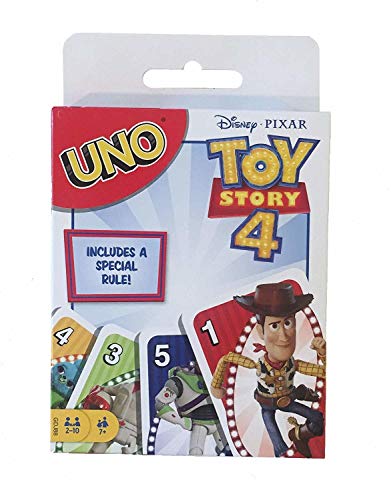Mattel Games GDJ88 - UNO Disney Pixar Toy Story 4 Kartenspiel, Mehrfarbig von Mattel Games