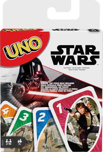 Mattel Games - GPP00 UNO Star Wars Kartenspiel, Gesellschaftsspiele ab 7 Jahren Mattel Games - GPP00 UNO Star Wars Kartenspiel, Gesellschaftsspiele ab 7 Jahren von Mattel Games