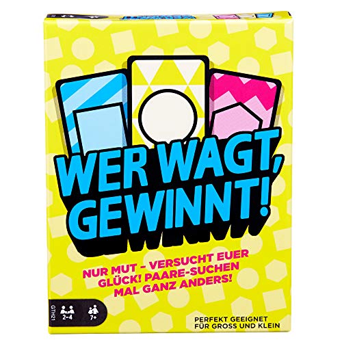 Mattel Games - GTH21 Wer wagt, gewinnt Kartenspiel und Familienspiel, geeignet für 2 - 4 Spieler, Kartenspiele und Familienspiele ab 7 Jahren Mattel Games - GTH21 Wer wagt, gewinnt Kartenspiel und Familienspiel, geeignet für 2 - 4 Spieler, Kartenspiele und Familienspiele ab 7 Jahren von Mattel Games