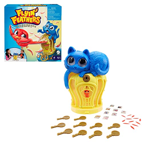 Mattel Games GVK24 - „Federflug“ Spiel für Kinder mit Spielzeugkatze und Vogel im Käfig für Kinder, ab 5 Jahren Mattel Games GVK24 - „Federflug“ Spiel für Kinder mit Spielzeugkatze und Vogel im Käfig für Kinder, ab 5 Jahren von Mattel Games