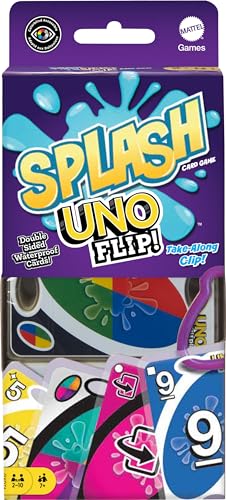 Mattel Games GXD74 - UNO Flip Splash Kartenspiel für Kinder ab 7 Jahren von Mattel Games