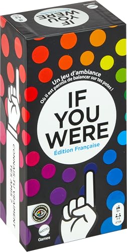Mattel Games If You were, Französische Edition, Gesellschaftsspiel für 3-8 Spieler, ab 18 Jahren von Mattel