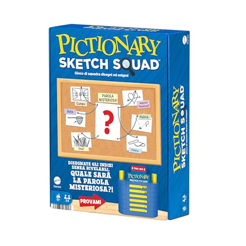 Mattel Games - Pictionary Sketch Squad und Kooperatives Zeichnen, mit Kreidetafeln, Markern und Hinweishaltern, 2-6 Spielern, Spielzeug für Jugendliche und Erwachsene, 13+ Jahre, HXH41 Mattel Games - Pictionary Sketch Squad und Kooperatives Zeichnen, mit Kreidetafeln, Markern und Hinweishaltern, 2-6 Spielern, Spielzeug für Jugendliche und Erwachsene, 13+ Jahre, HXH41 von Mattel Games