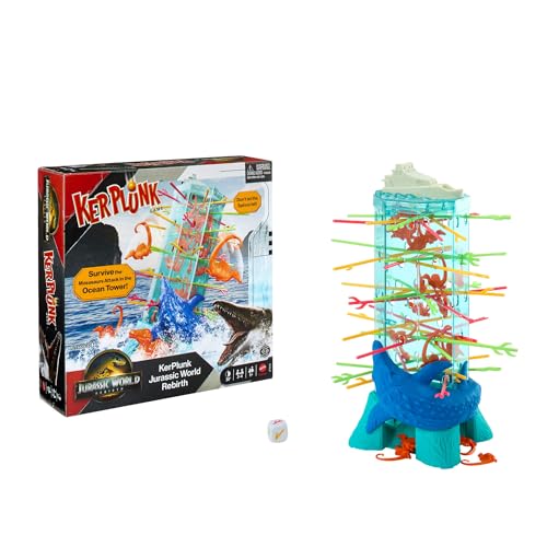 Mattel Games S.O.S. AffenalarmJurassic World: Die Wiedergeburt -Spiel für Kinder und Familie mit Ozean-Turm und vom Film inspirierten Spinosaurus-Figuren., JFW44 Mattel Games S.O.S. AffenalarmJurassic World: Die Wiedergeburt -Spiel für Kinder und Familie mit Ozean-Turm und vom Film inspirierten Spinosaurus-Figuren., JFW44 von Mattel Games