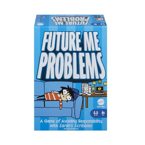Matttel Games, Sarah’s Scribbles Spiel, Future Me Problems-Kartenspiel enthält 2 Kartendecks, für 24 Spieler, Familien- und Spieleabend, Deutsche Version, HPH10 Matttel Games, Sarah’s Scribbles Spiel, Future Me Problems-Kartenspiel enthält 2 Kartendecks, für 24 Spieler, Familien- und Spieleabend, Deutsche Version, HPH10 von Mattel Games