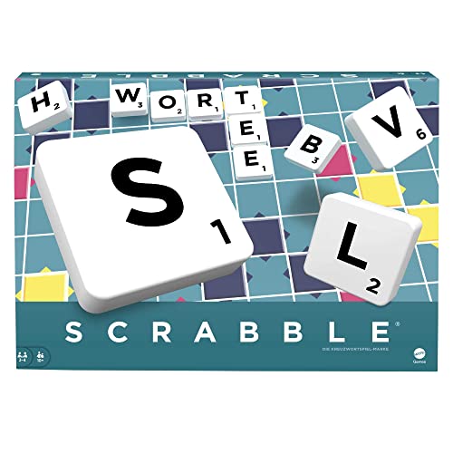 Mattel Games Scrabble Original Deutsche Version, Kreuzworträtsel-Brettspiel für Kinder und Erwachsene, Gesellschaftsspiel, Design kann variieren, für 2 -4 Spieler, ab 10 Jahren, Y9598 Mattel Games Scrabble Original Deutsche Version, Kreuzworträtsel-Brettspiel für Kinder und Erwachsene, Gesellschaftsspiel, Design kann variieren, für 2 -4 Spieler, ab 10 Jahren, Y9598 von Mattel Games