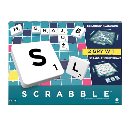 Mattel Games Scrabble Zwei in Eins, Version: Polnisch, HXM53 von Mattel Games