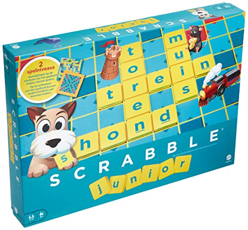 Mattel Games Y9671 - Scrabble Junior(Dutch) Woordspel voor Kinder 5 jaar en ouder von Mattel Games