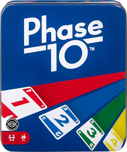 Mattel Games: The Official Phase 10 Tin [Amazon Exclusive] von Mattel Games