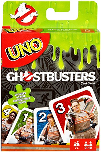 Uno Kartenspiel Ghostbuster der Film - mit 4 extra Karten speziell für die Ghostbusters-Fans von Mattel Games